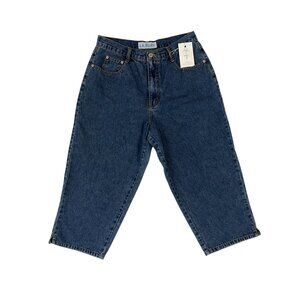 Vintage Y2K Denim Capri Jeans L.A. Blues Mom Style Size 12/Med/30" waist